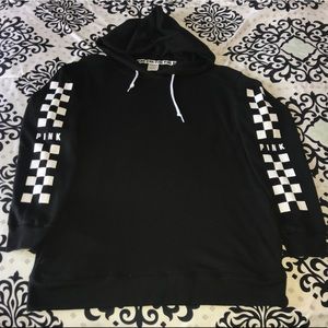 PINK Victoria’s Secret Black & White Hoodie